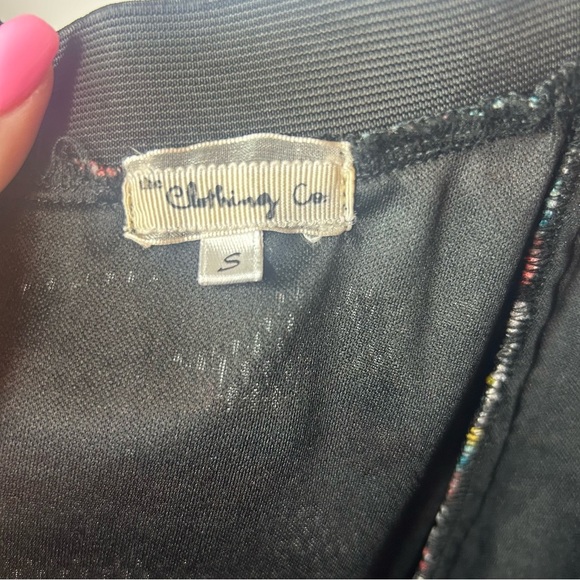 THE CLOTHING CO. Size s, full zipper back, built in bra. Multi coloured dress - Picture 5 of 8